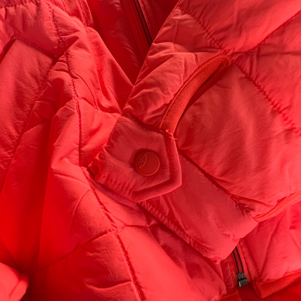 FP Movement Bright Orange Puffer Jacket - Pippa Packable Puffer Jacket - Picture 7 of 12